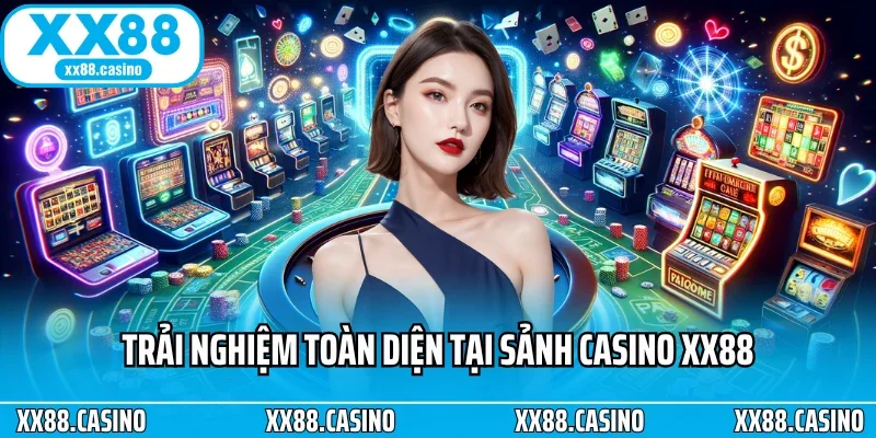 Trải nghiệm toàn diện tại sảnh Casino XX88